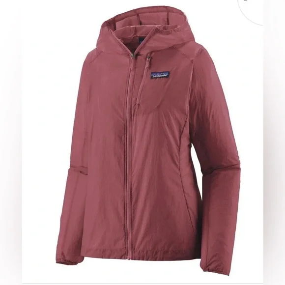 NWT Patagonia Houdini Lightweight Hooded Windbreaker Jacket Burgundy Small - Picture 1 of 10